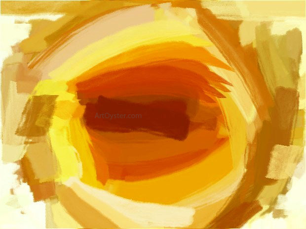 Our Original Collection Yellow Hole - Canvas Print