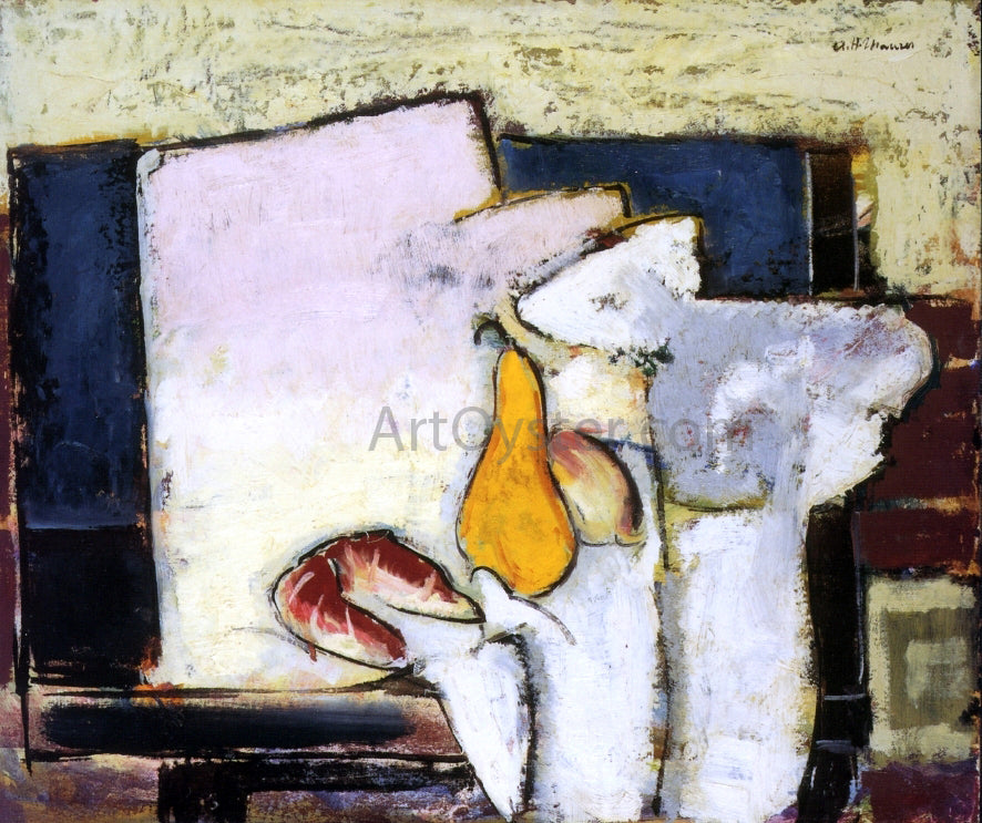 Alfred Henry Maurer Yellow Pear and Roll - Canvas Print