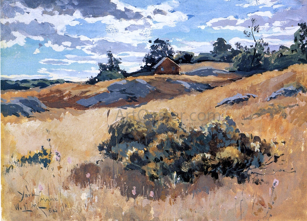 Willard Leroy Metcalf York, Maine - Canvas Print