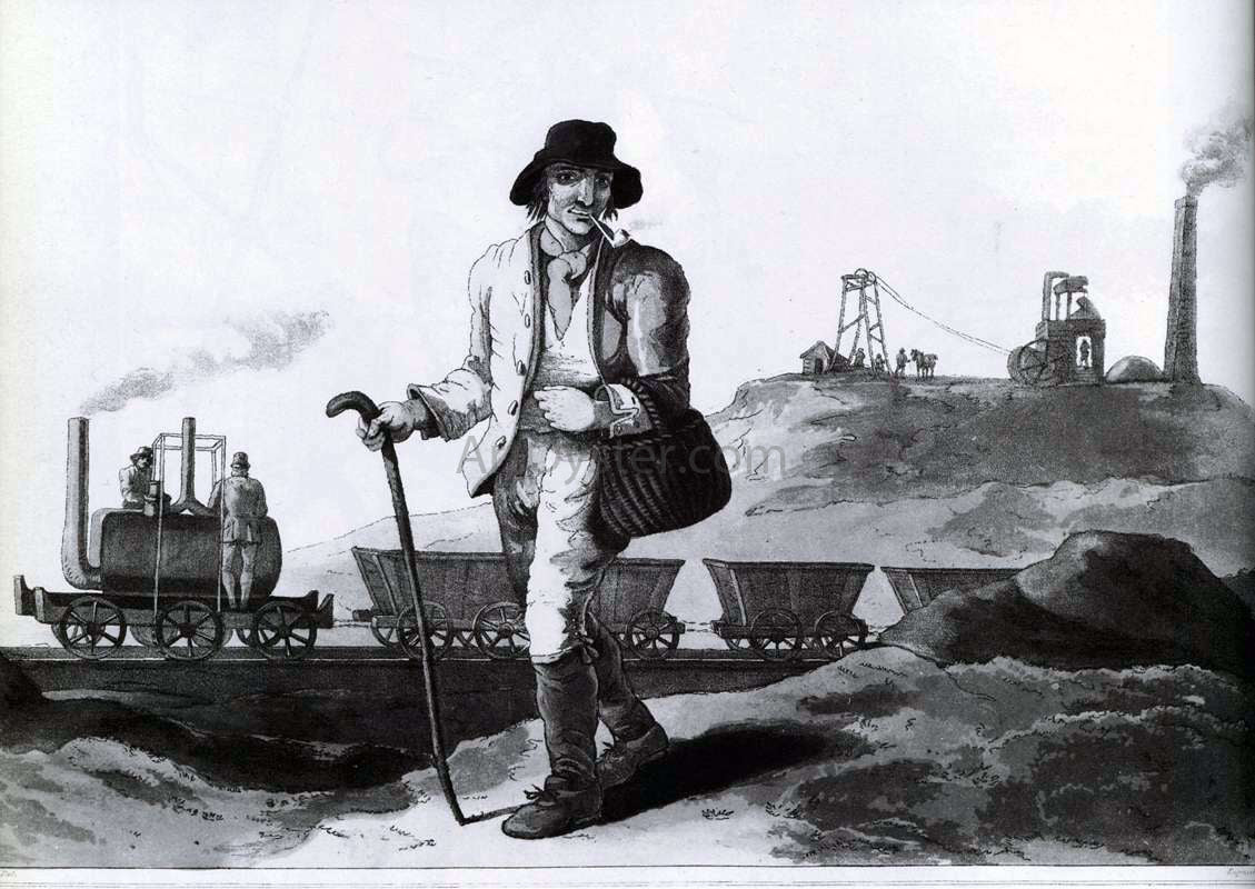 George Walker Yorkshire Miner - Canvas Print