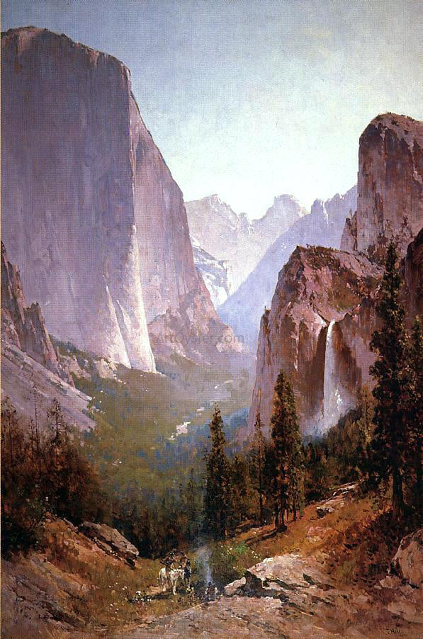 Thomas Hill Yosemite - Canvas Print