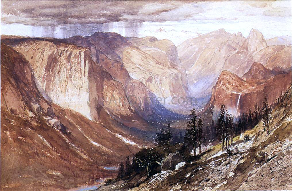 Jr. Samuel Colman Yosemite Valley, California - Canvas Print