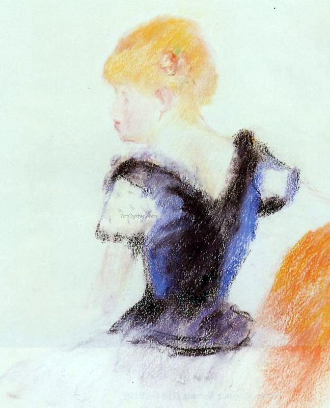 Pierre Auguste Renoir Young Blond Girl - Canvas Print
