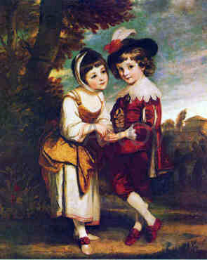 Sir Joshua Reynolds Young Fortune Teller - Canvas Print