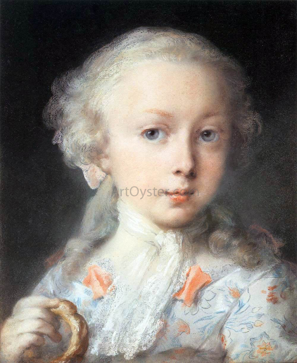 Rosalba Carriera Young Lady of the Le Blond Family - Canvas Print