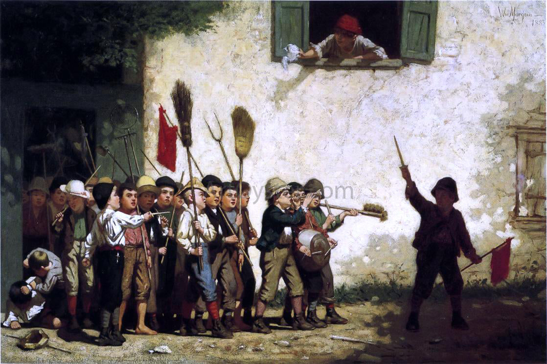 William Penn Morgan Young Soldiers - Canvas Print