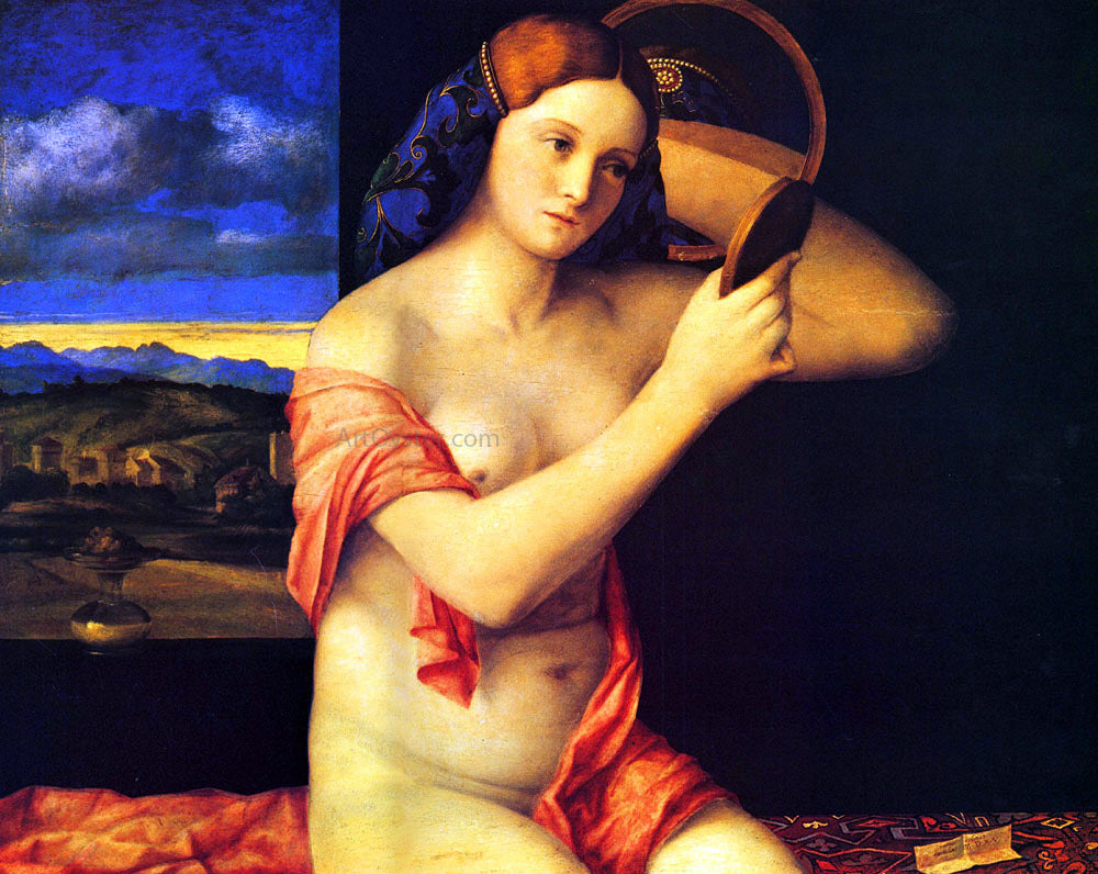 Giovanni Bellini Young Woman at her Toilet - Canvas Print