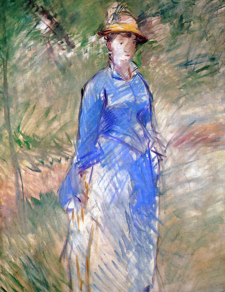 Edouard Manet Young Woman in the Garden - Canvas Print