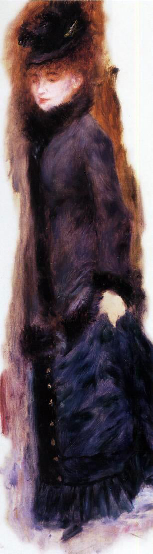 Pierre Auguste Renoir Young Woman Lifting Her Skirt - Canvas Print