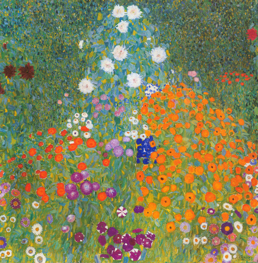 Blooming Field by Gustav Klimt - Canvas Print