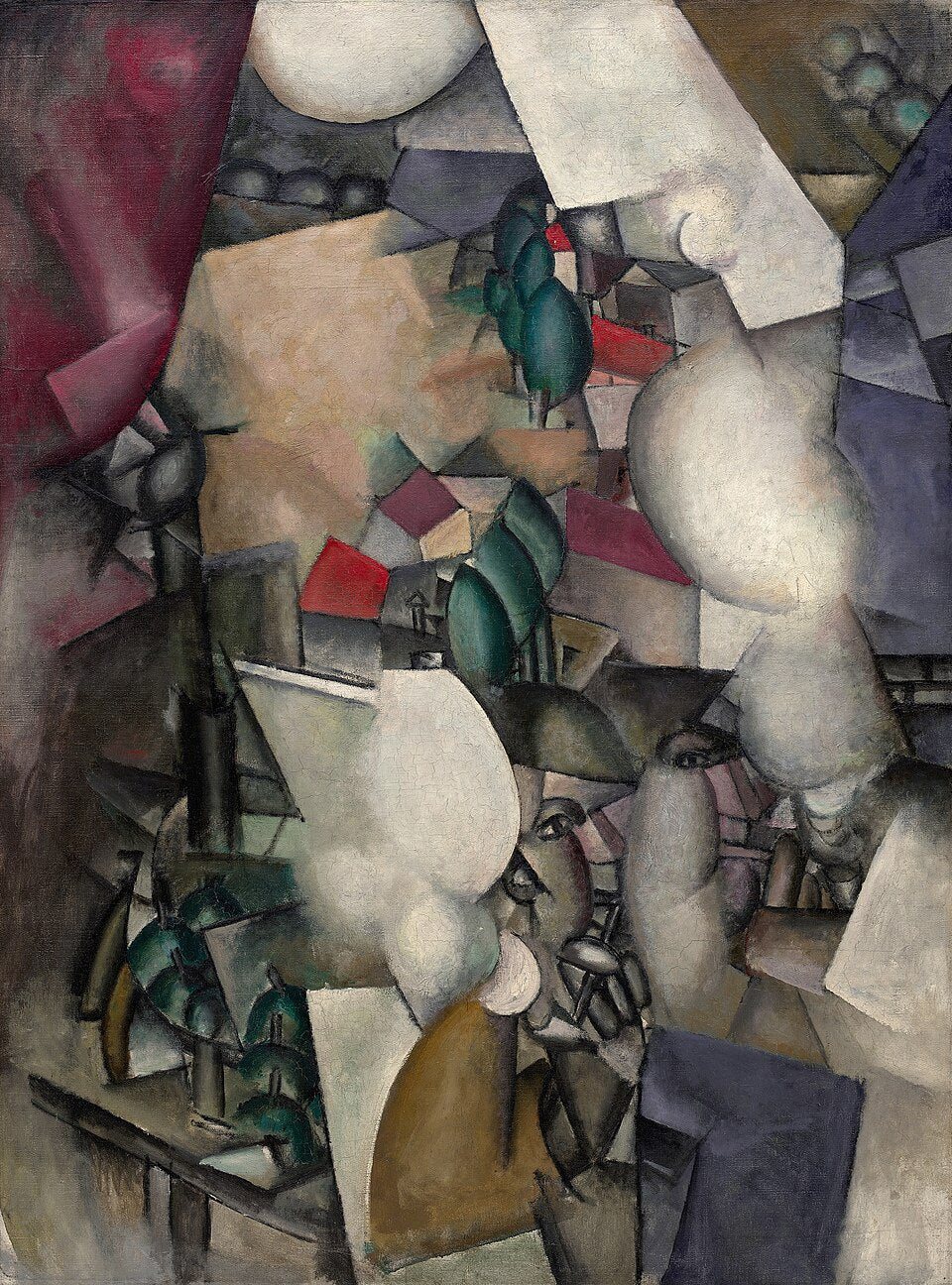 Fernand Leger The Smokers - Canvas Print
