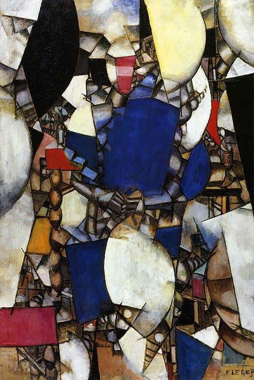 Fernand Leger Woman in Blue - Canvas Print