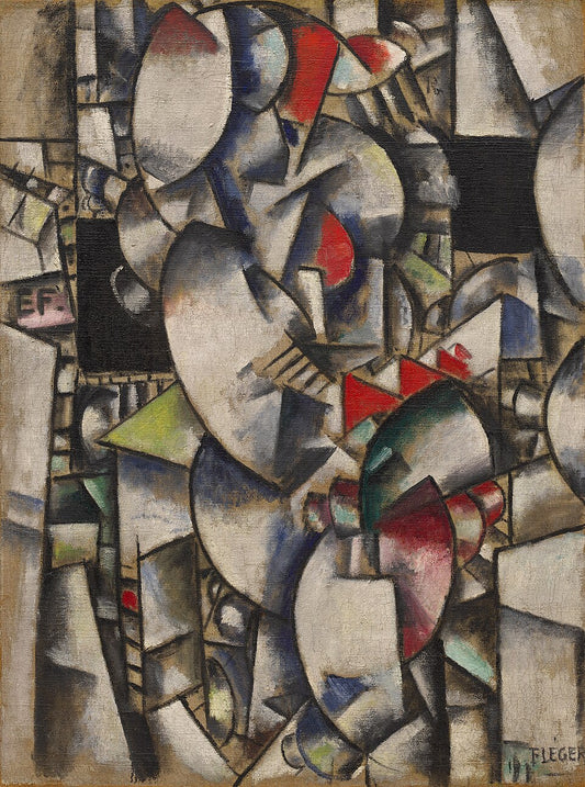 Fernand Leger Model in the Studio - Canvas Print