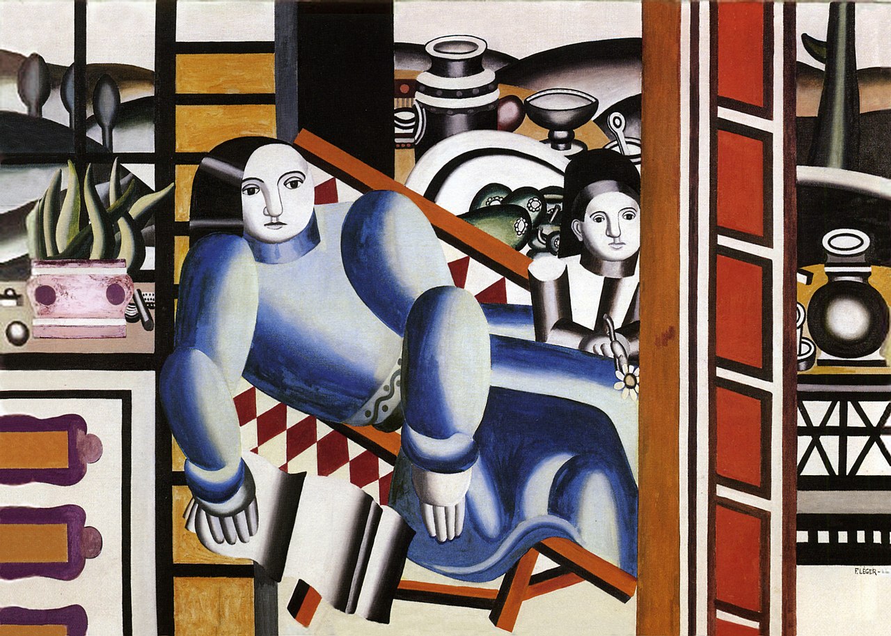 Fernand Leger Mother and Child - Canvas Print