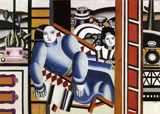 Fernand Leger Mother and Child - Canvas Print