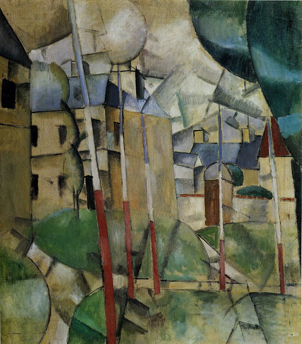 Fernand Leger Landscape - Canvas Print