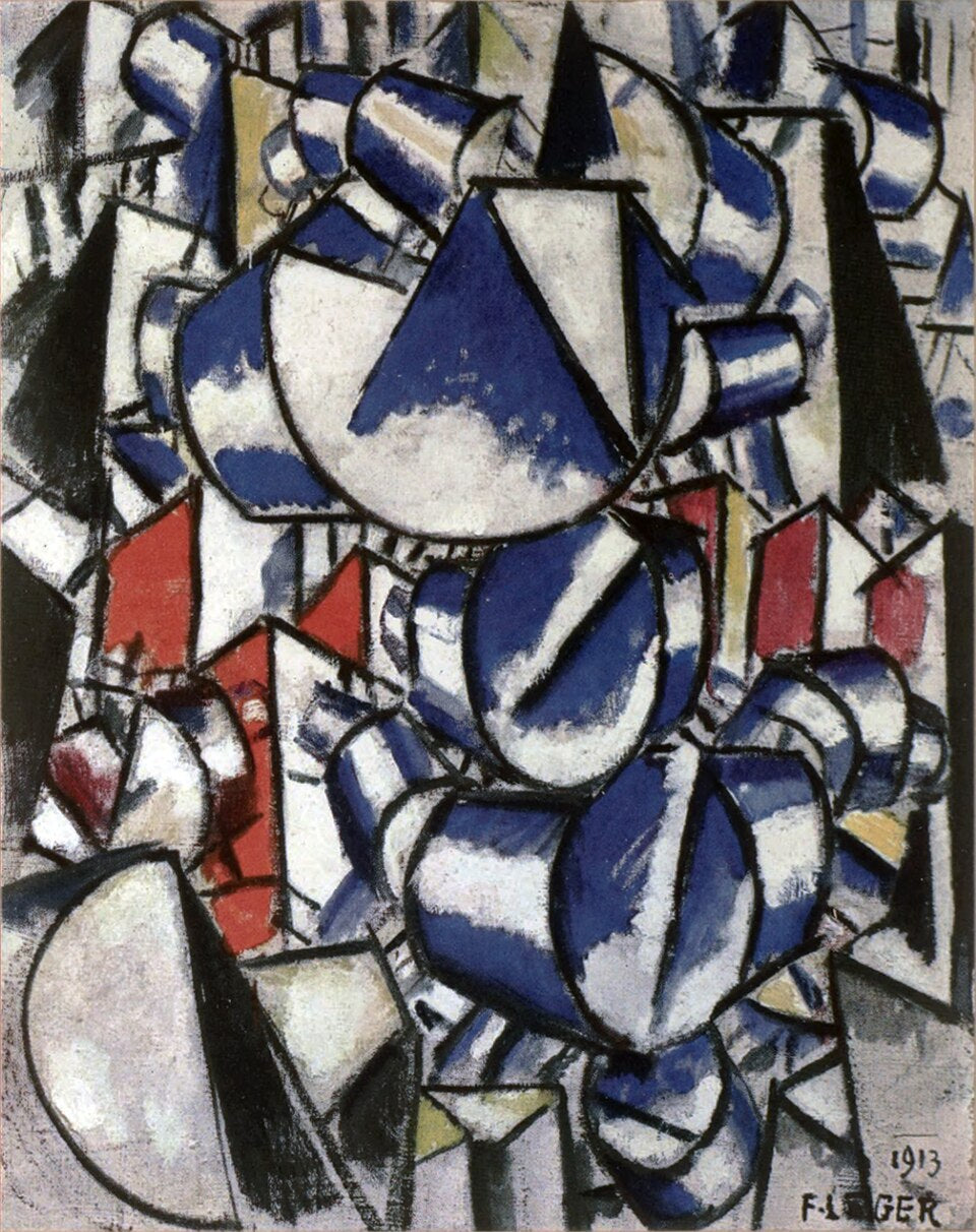 Fernand Leger Contrast of Forms - Canvas Print