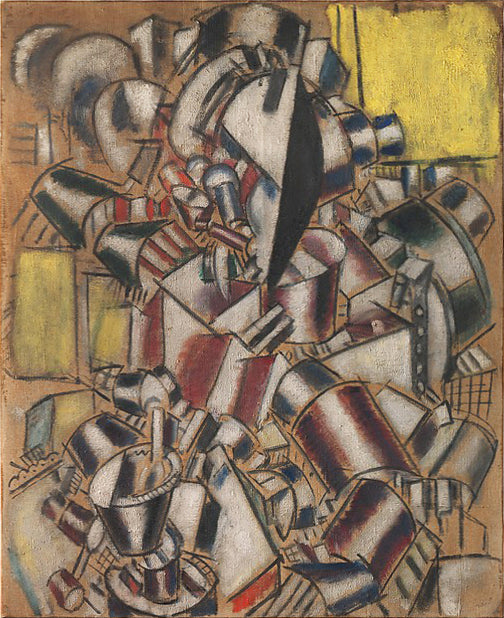 Fernand Leger The Smoker - Canvas Print