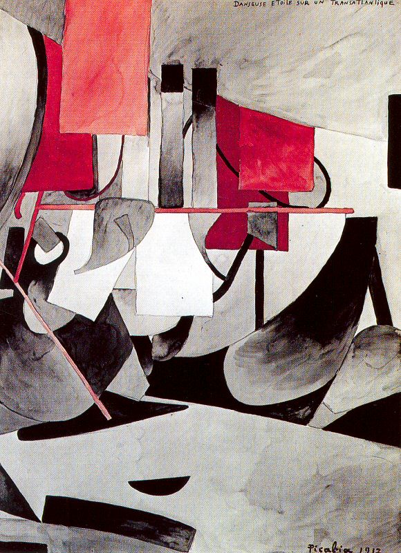 Francis Picabia Star Dancer on a Transatlantic Steamer - Canvas Print