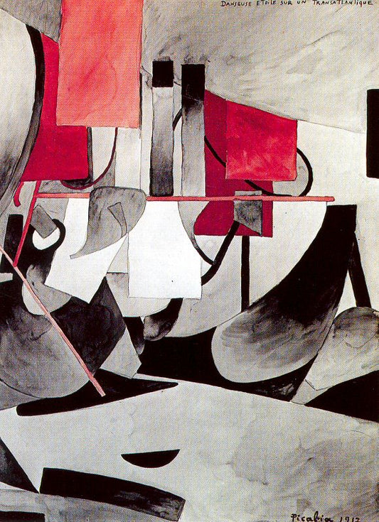 Francis Picabia Star Dancer on a Transatlantic Steamer - Canvas Print