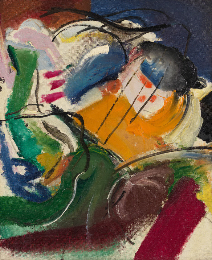 Arthur Beecher Carles Abstraction - Canvas Print