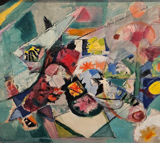Arthur Beecher Carles Abstract Bouquet - Canvas Print