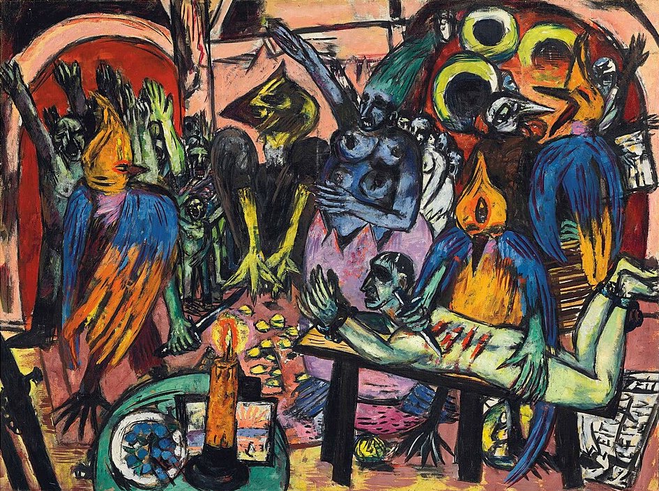 Max Beckmann Birds’ Hell - Canvas Print