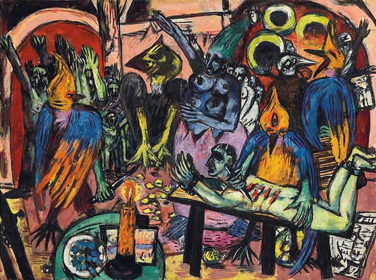 Max Beckmann Birds’ Hell - Canvas Print