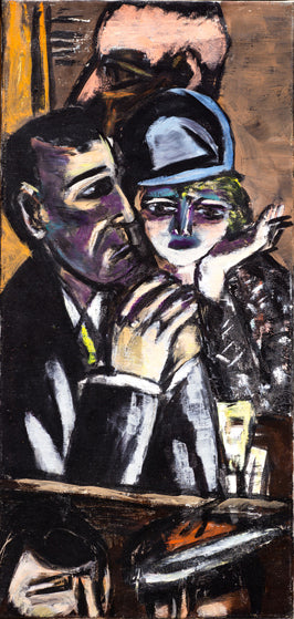 Max Beckmann Bar, Brown - Canvas Print