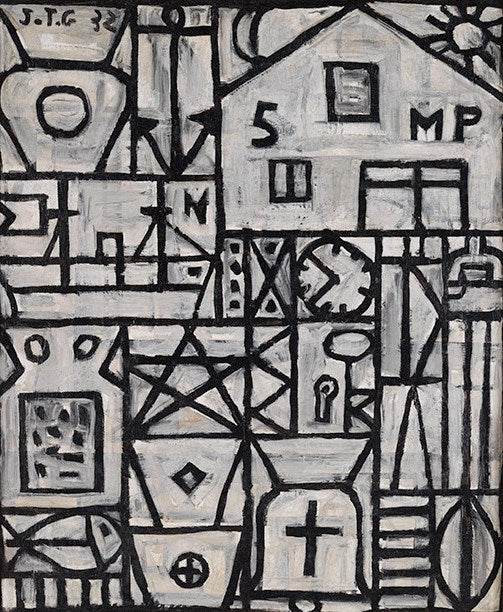 Joaquin Torres-Garcia Constructive - Canvas Print