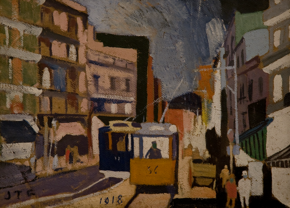 Joaquin Torres-Garcia Paisaje de Ciudad - Canvas Print