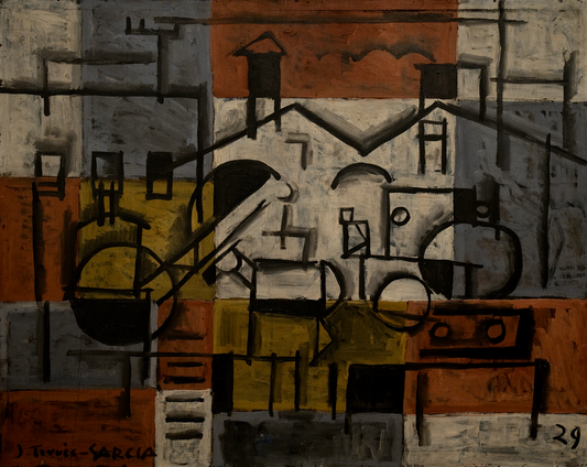 Joaquin Torres-Garcia Pintura Constructiva 5 - Canvas Print