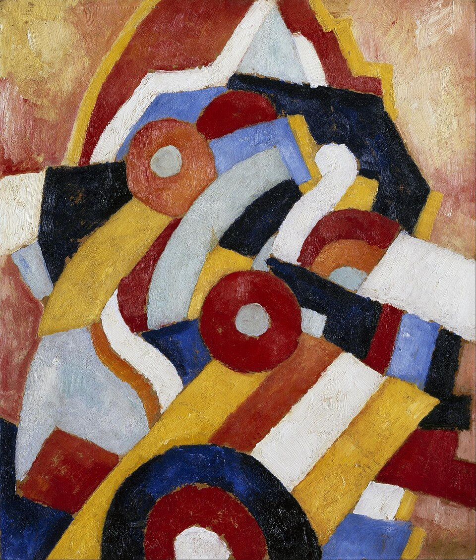 Marsden Hartley Abstraction - Canvas Print
