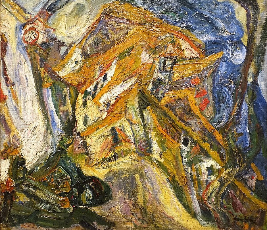 Chaim Soutine View of Ceret - Canvas Print