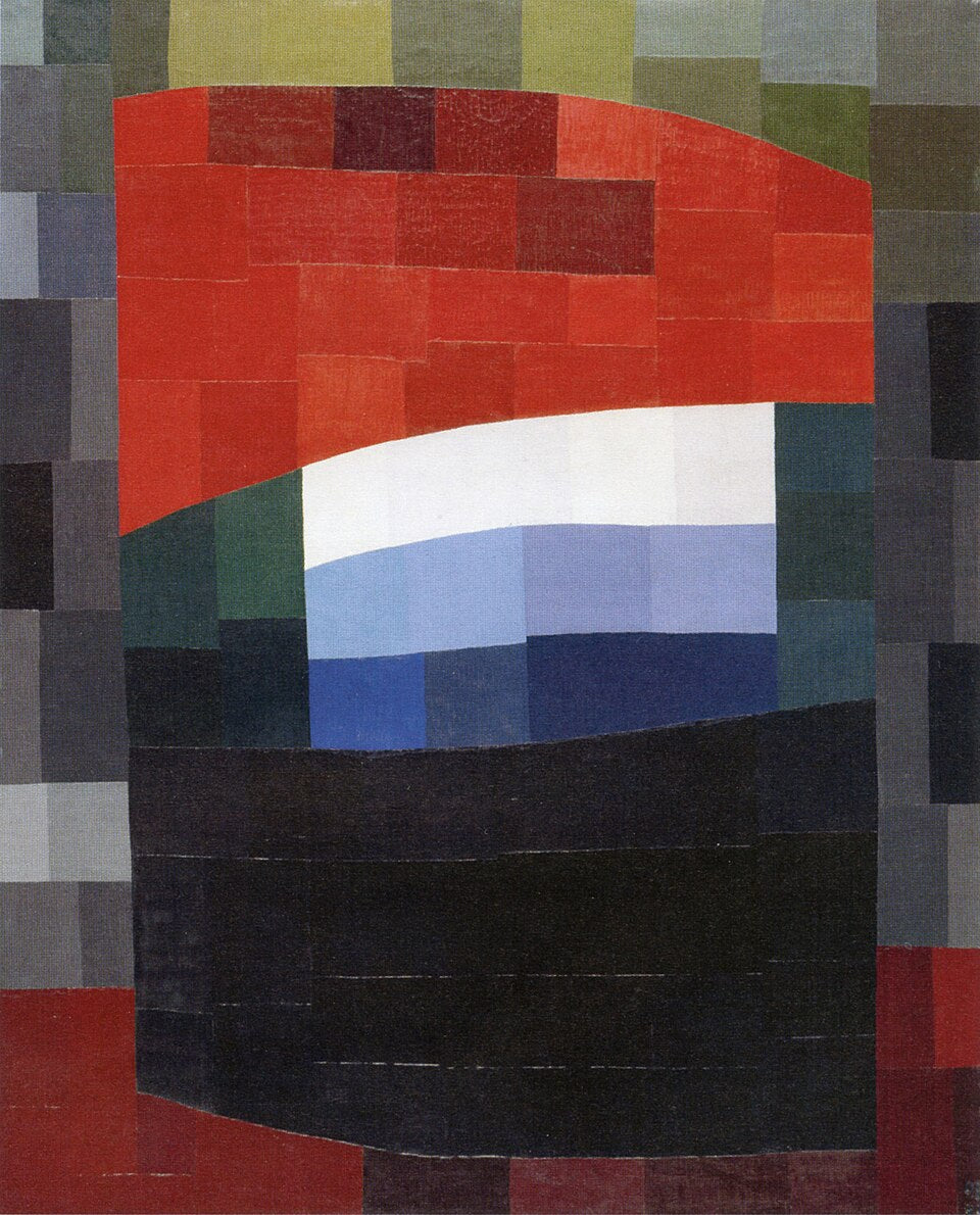 Otto Freundlich My Red Heaven - Canvas Print