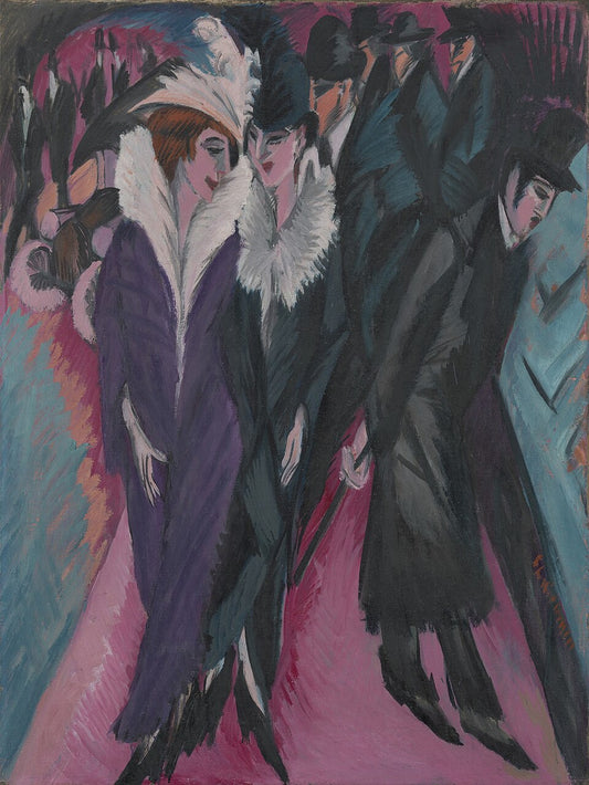 Ernst Ludwig Kirchner Street, Berlin - Canvas Print