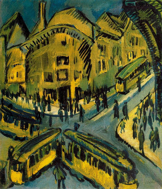 Ernst Ludwig Kirchner Nollendorfplatz - Canvas Print