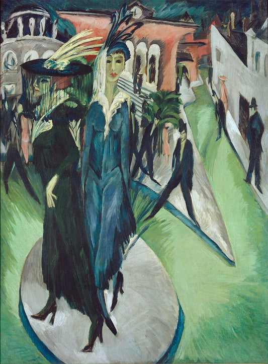 Ernst Ludwig Kirchner Potsdamer Platz - Canvas Print