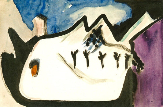 Ernst Ludwig Kirchner Snowy Landscape - Canvas Print