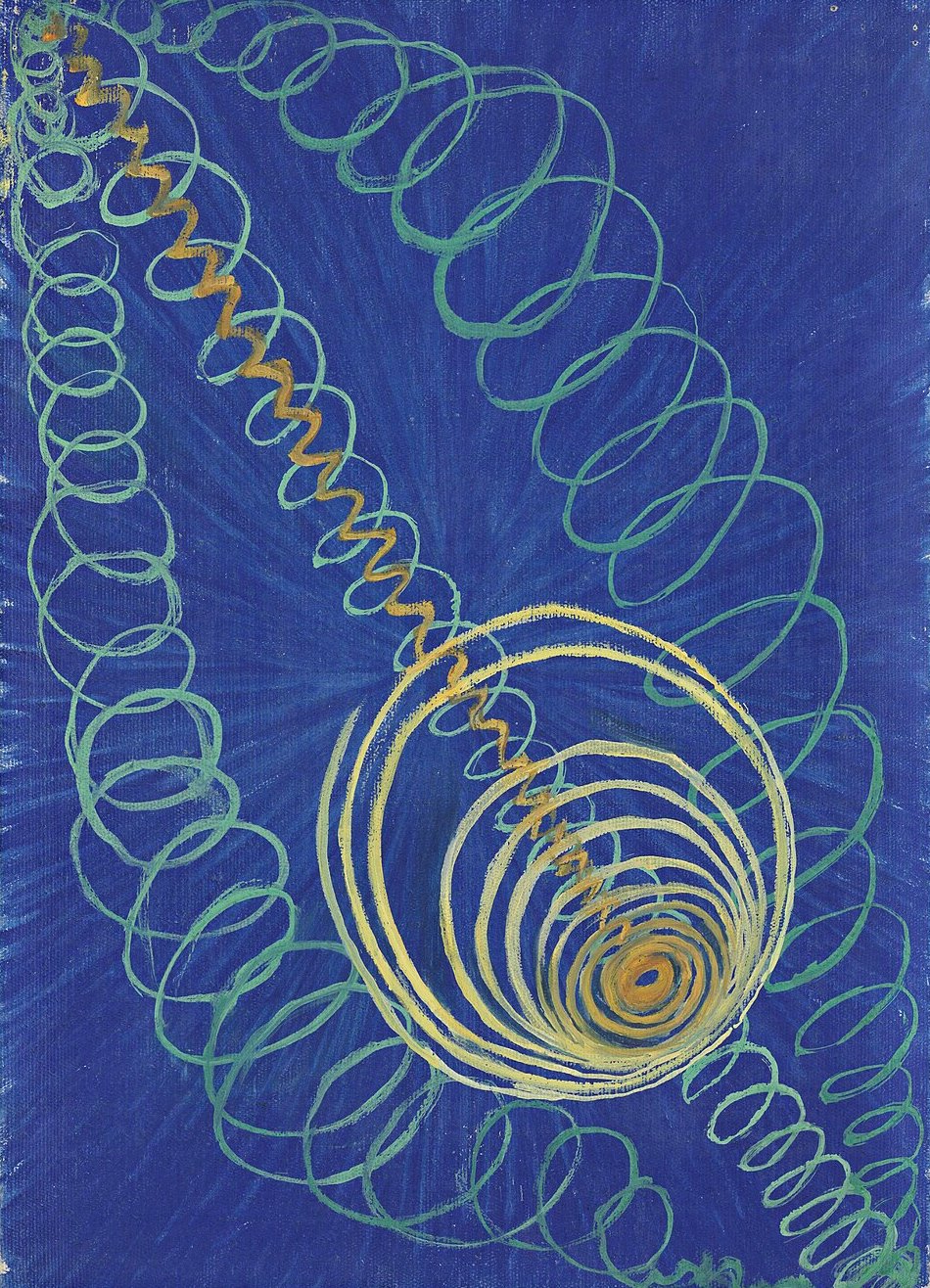 Hilma af Klint Primordial Chaos, No. 16 - Canvas Print