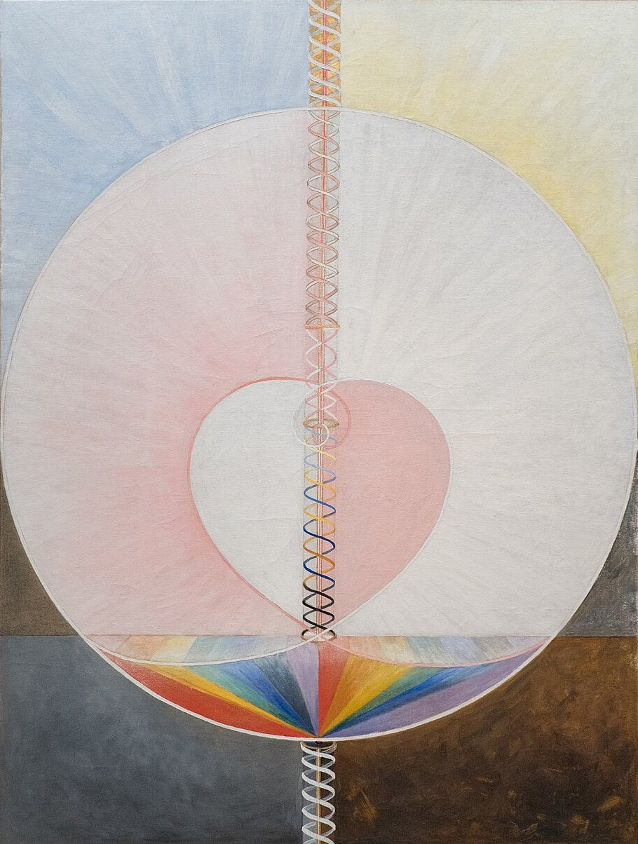 Hilma af Klint Group IX-UW, No. 25, The Dove, No. 1 - Canvas Print