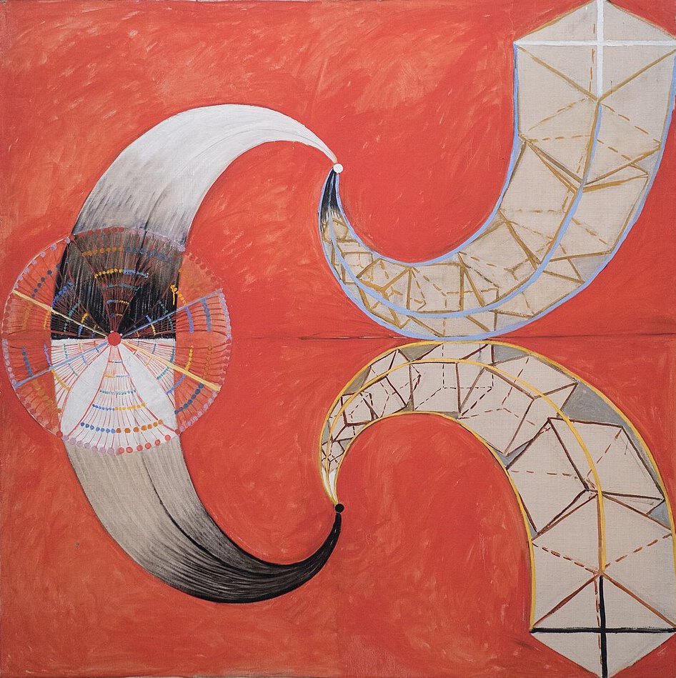 Hilma af Klint Group IX-SUW, The Swan, No. 9 - Canvas Print