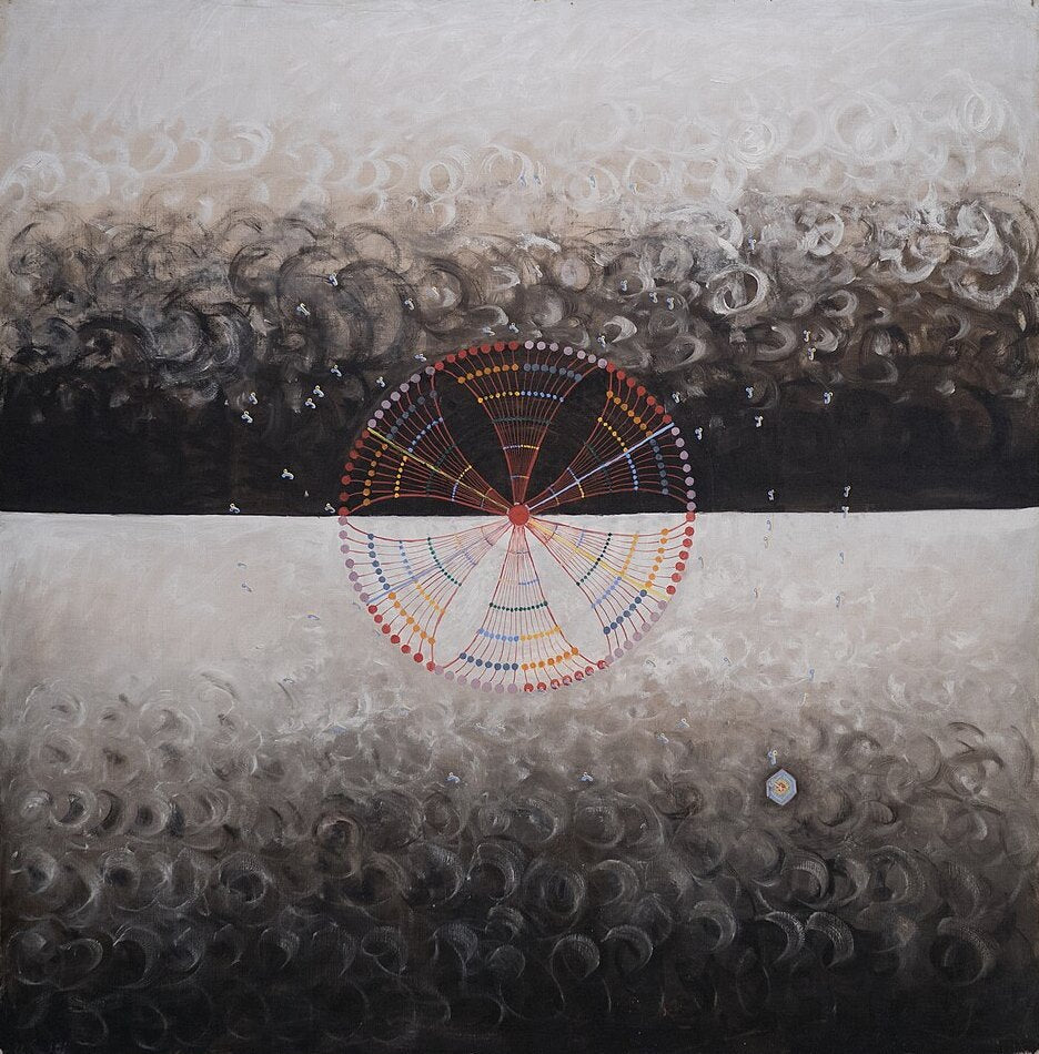 Hilma af Klint The Swan, No. 10, Group IX-SUW - Canvas Print