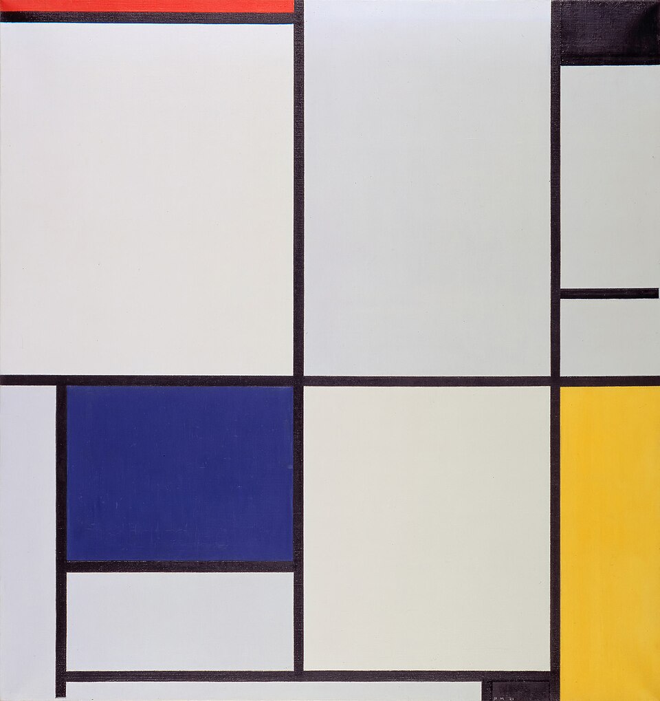 Piet Mondrian Tableau I - Canvas Print