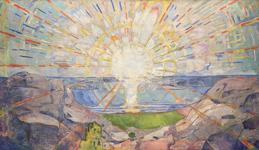 Edvard Munch The Sun - Canvas Print