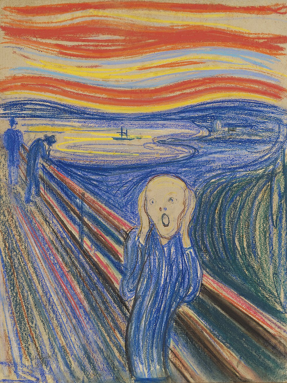 Edvard Munch The Scream, 1895 - Canvas Print