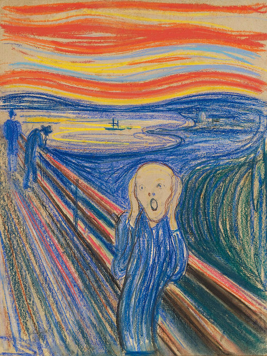 Edvard Munch The Scream, 1895 - Canvas Print