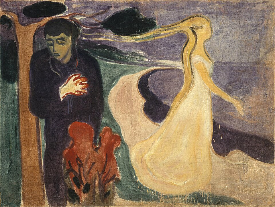 Edvard Munch Separation - Canvas Print