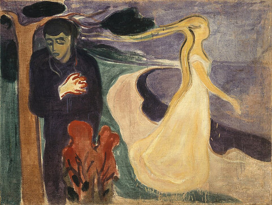 Edvard Munch Separation - Canvas Print