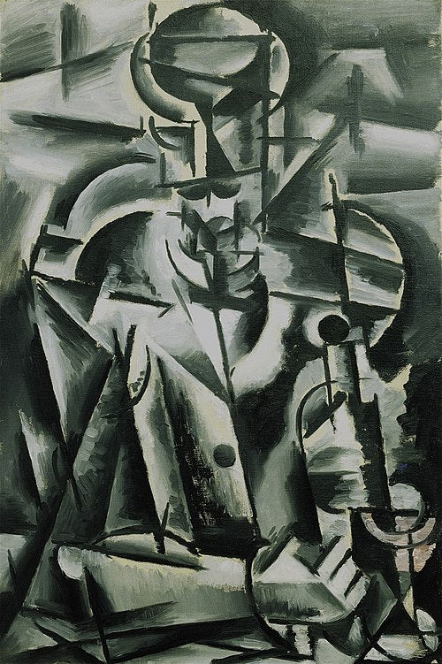 Josef Capek Drunkard - Canvas Print